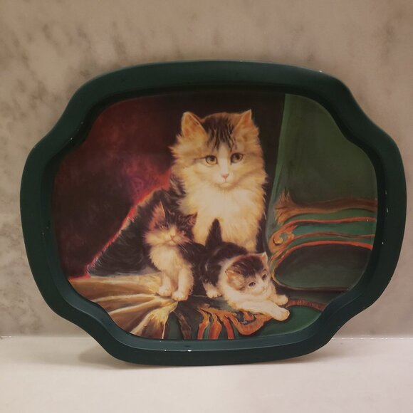 Small Cat Tin Tray - Picture 1 of 7